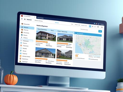 Portal de listados inmobiliarios con búsqueda avanzada